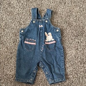 Vintage Carter’s Easter Bunny/Spring Baby Overalls